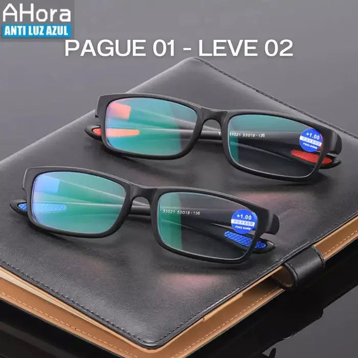 Maintenant, lunettes intelligentes Anti Azul® - Achetez 01, obtenez-en 02