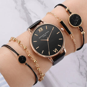 Kit montre femme avec 4 bracelets