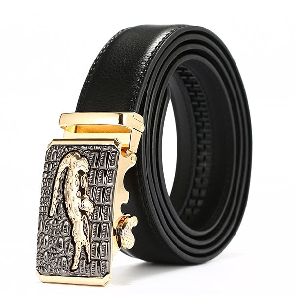 Ceinture en cuir véritable pour hommes LAC