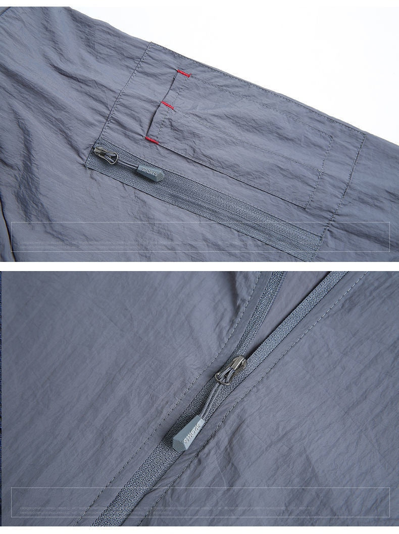 Veste coupe-vent d'extérieur pour hommes