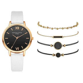 Kit montre femme avec 4 bracelets