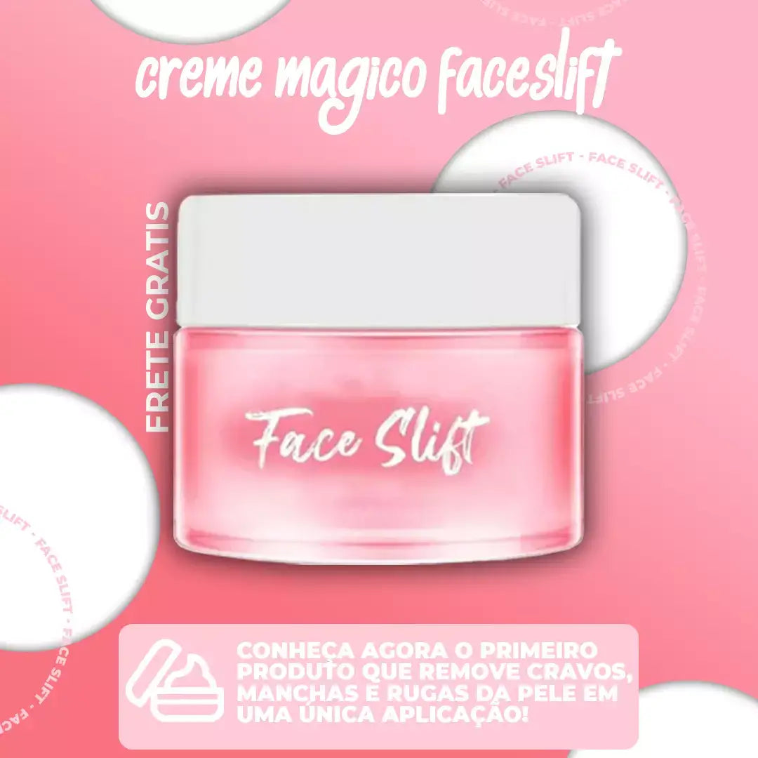 Crème magique FaceSlift® - dissimule 100% des imperfections et élimine les taches et les rides